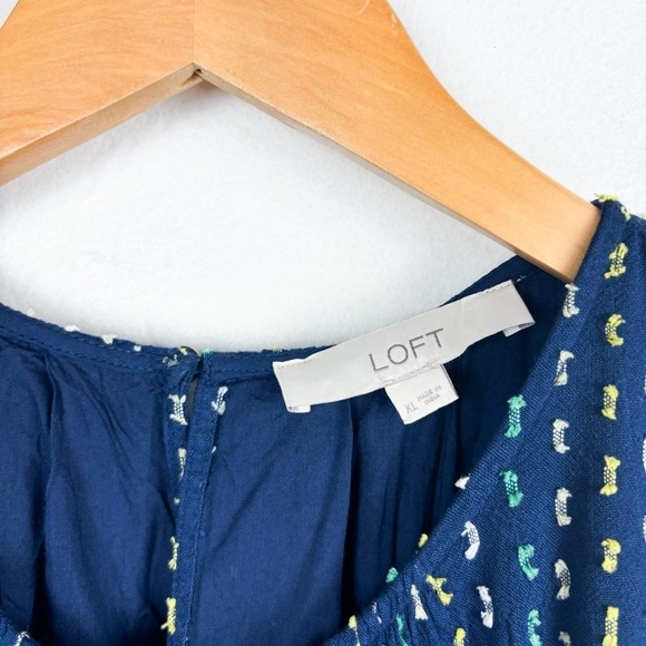 Loft Women's Sleeveless Tiered Swing Dress Sz XL - Picture 6 of 9